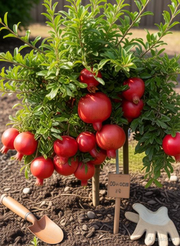Ugn Pomegranate Plant  sapling(Hybrid, Pack of 1)