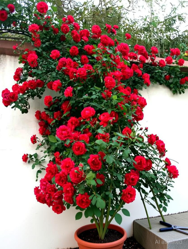 Cloud Farm Rose Plant(Hybrid, Pack of 1)