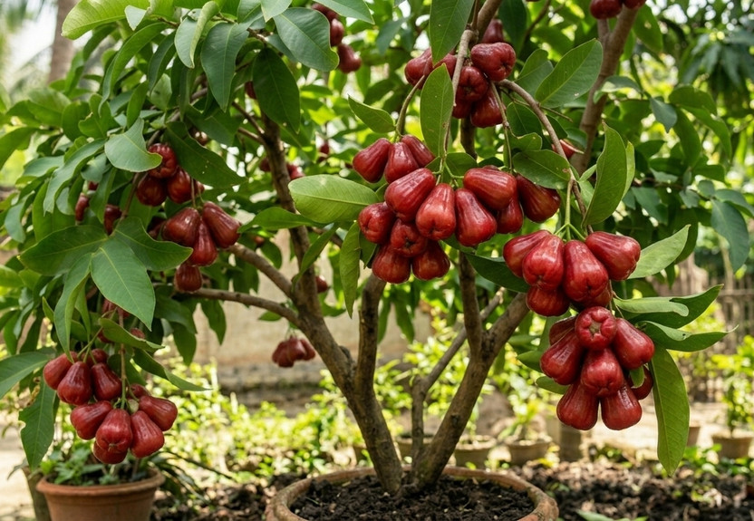 Apple Plant Paradise Co Water Apple Red Plant  sapling(Hybrid, Pack of 1) - Flipkart Deal