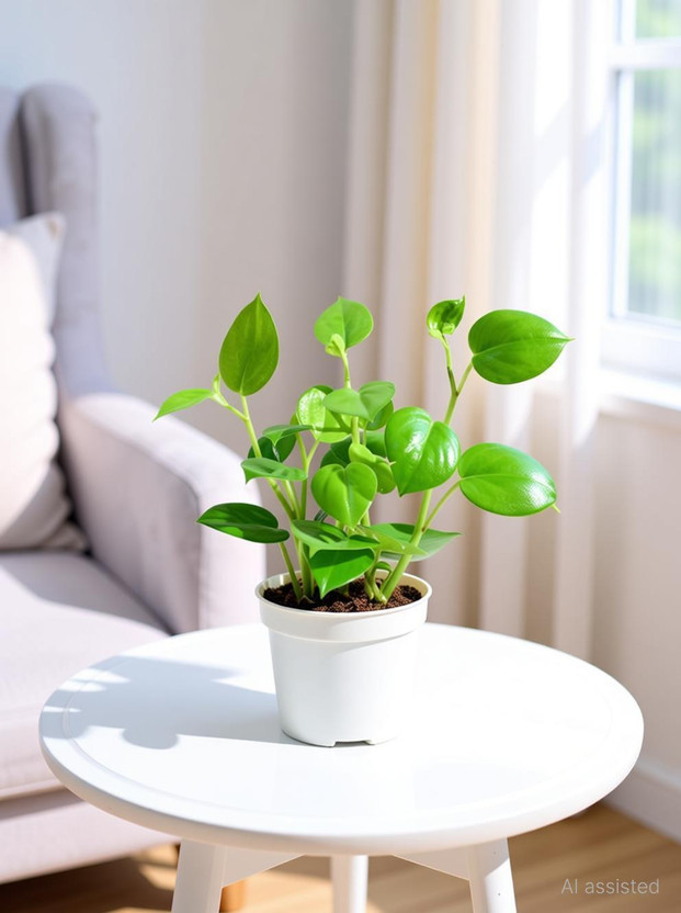 UGAOO Peperomia Green Creeper Plant(Pack of 1)