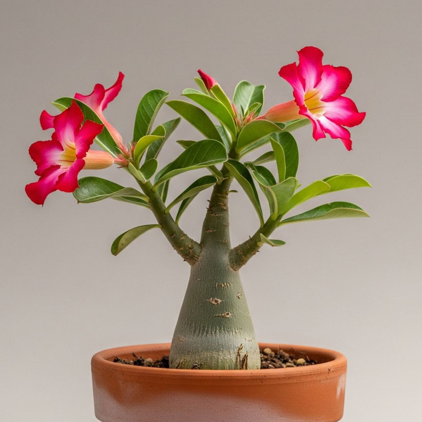 MAZJEOPAS Adenium Plant(Hybrid, Pack of 1)
