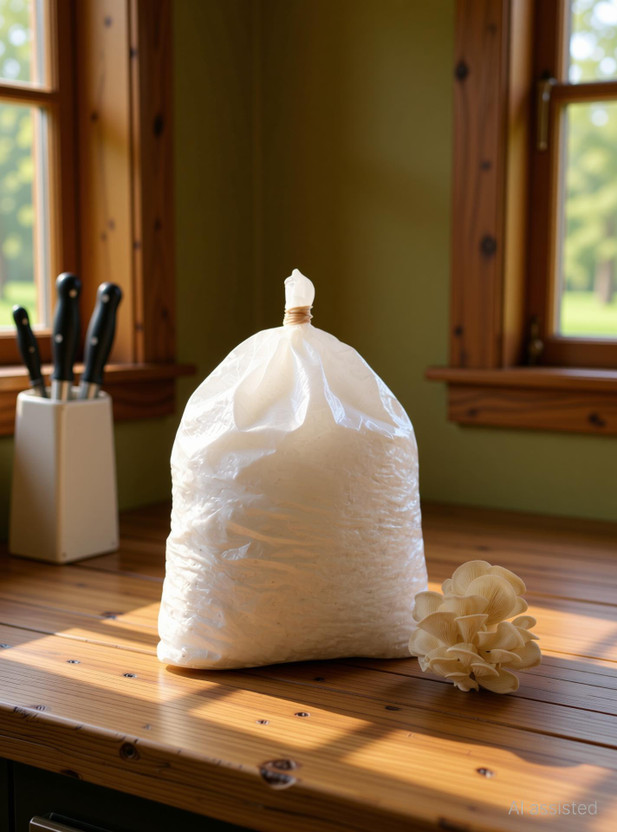 RTMENT Oyster Mushroom, CaCo2 & CaSo4 purified mushroom spawn, 250 gram Seed(1000 per packet)