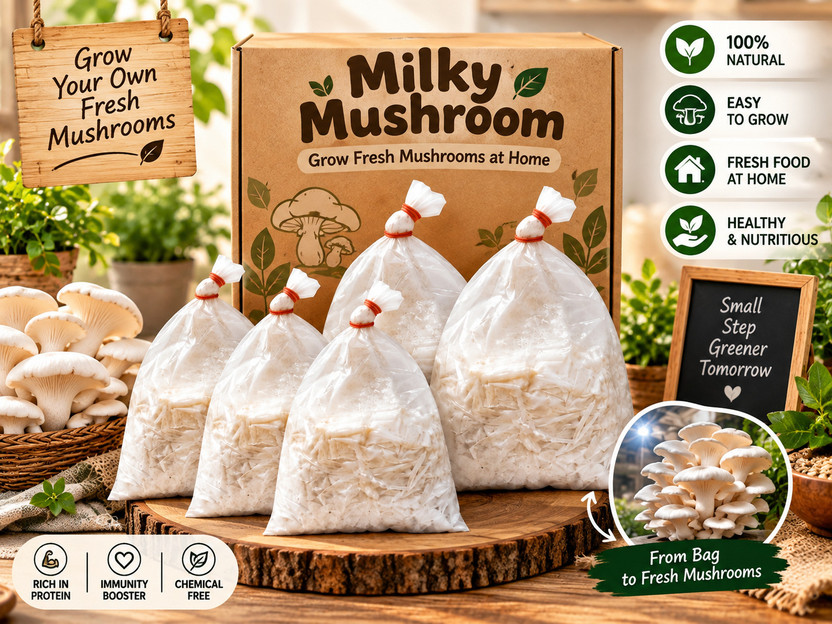 SP AGRO Oyster Mushroom Seed(400 g)