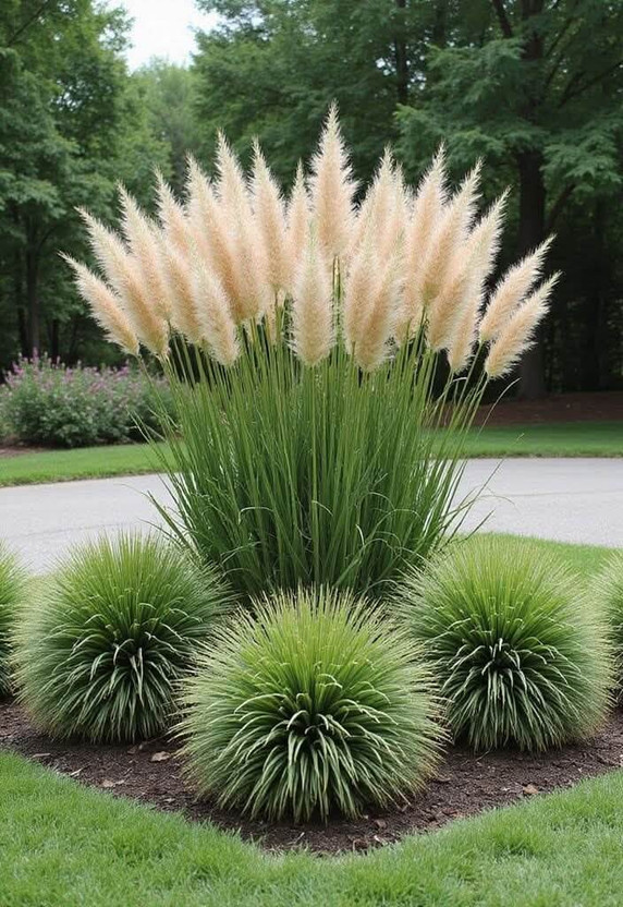 Radha Krishna Agriculture Imported Lime Color Pompus Grass Seed(100 per packet)