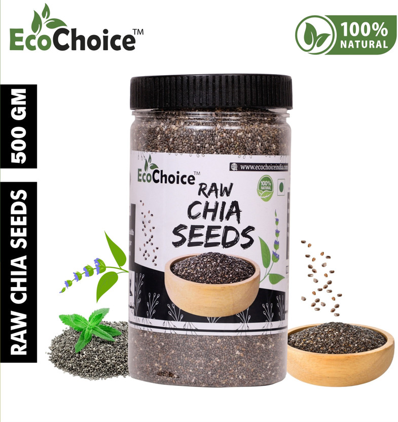 Ecochoice Raw chia Seed Seed(500 g)