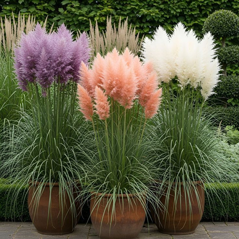Radha Krishna Agriculture RADHA KRISHNA AGRICULTURE® Imported Purple Color Ornamental Grass Seed(10 g)