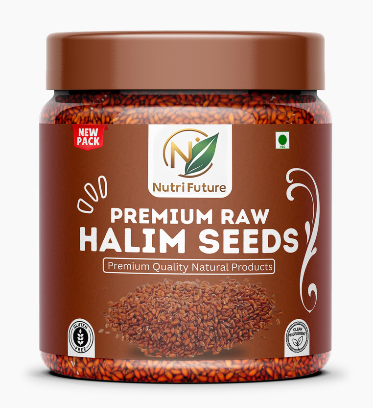 NUTRIFUTURE Halim Seeds (Garden Cress Seeds) – Nutrient-Rich Superfood for Health & Wellness Seed(500 g)