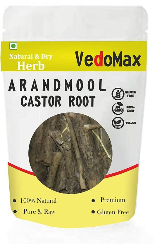 VedoMax Castor Root Arand Mool Arandi Jadd Erand Mool Ricinus