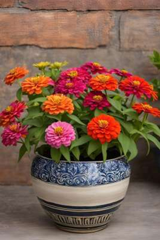 Silba Silba Gul-e-maqhmal, Zinnia, Puvvu Seed(100 per packet) - Flipkart Deal