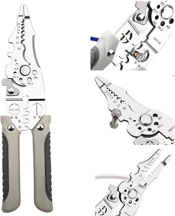 signt international Multipurpose-Wire-Cutter Combination Snap Ring Plier(Length : 22 inch)