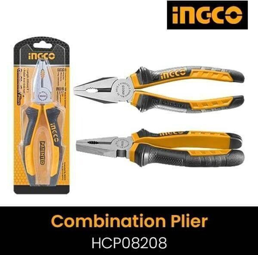 INGCO HCP08208 Combination Snap Ring Plier(Length : 8 inch)