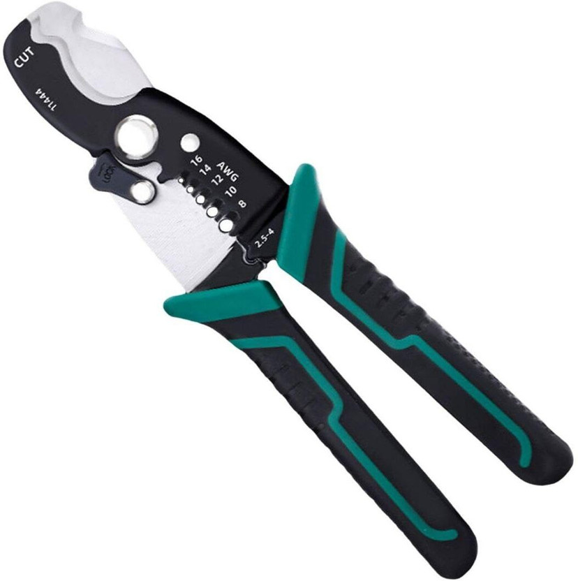 MITORIYA 8 in 1 Wire Crimping Tool | Heavy Duty Wire Stripper Cutter & Crimper Pliers | Multi-Function Tool for Cable Cutting, Stripping & Crimping Manual Crimper