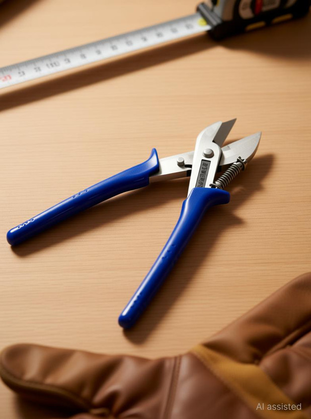 Paradise Tools India Wire/Metal/Tin/Sheet Cutter (8-inch , Blue) Pincer Plier(Length : 8 inch)