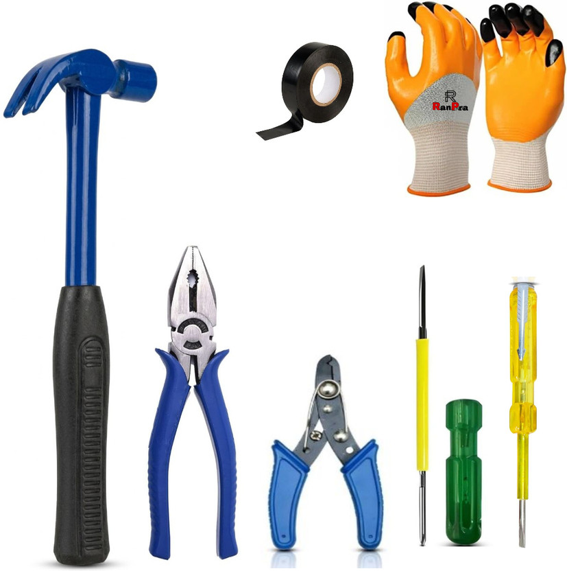 RanPra COMBO OF HANDTOOL SET Lineman Plier(Length : 10 inch)