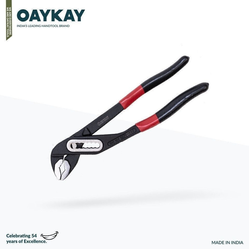 Oaykay Oaykay Water Pump Plier 10 inch/Plumbing Plier Slip Joint Plier(Length : 10 inch) - Flipkart Deal