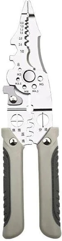 VIDHYADEVAM Pliers Electrical Stripping Tool Wire Stripper And Crimping Tool for Electrician Lineman Plier(Length : 8.4 inch)