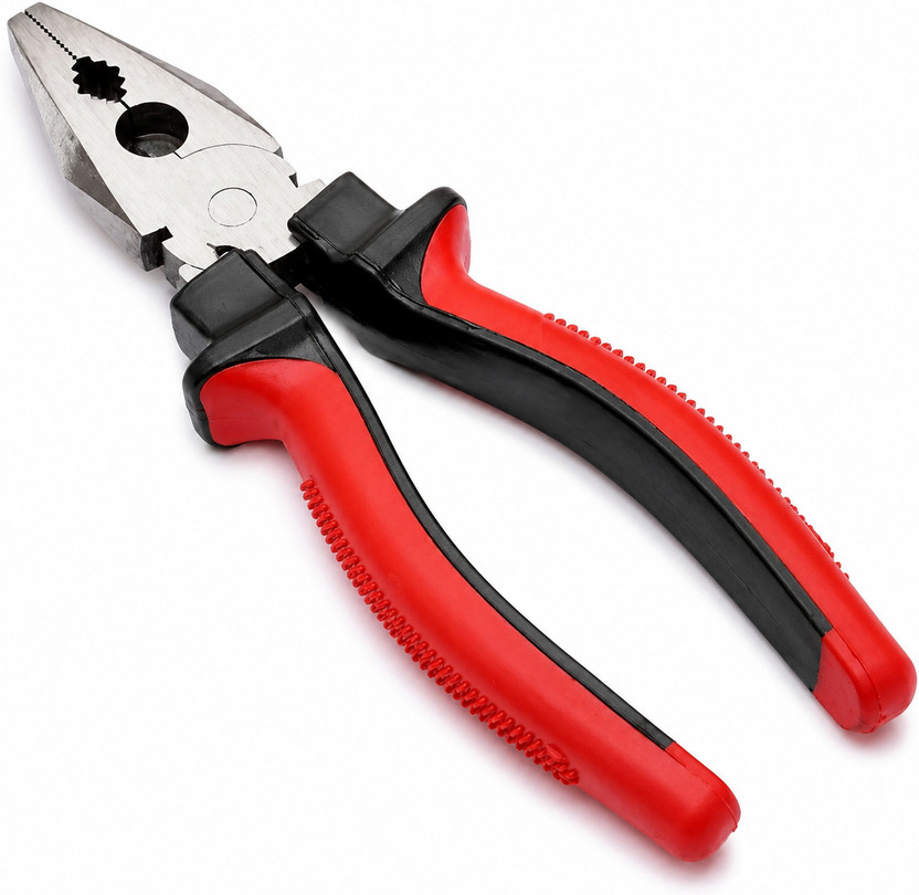 BoltCraft Plier for Heavy Duty Cutting & Gripping Tool for Electrician, Repair & Home Combination Snap Ring Plier(Length : 8 inch)