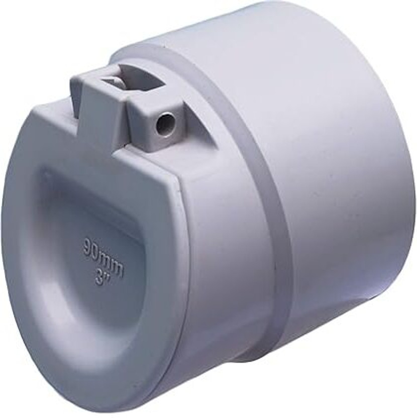 Isvara PVC Backflow Valve, Non-Return Valve, Flap Valve, Check Valve, Drain Valve, 80 mm Plumbing Pipe(Polyvinyl Chloride(PVC))