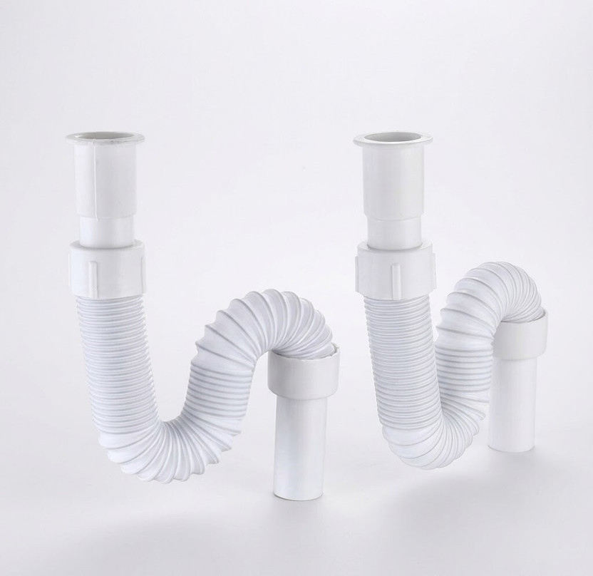 DLII PVC Waste Pipe | Flexible Pipe for Bathroom Wash Basin & Kitchen Sink 300 mm Plumbing Pipe(Polyvinyl Chloride(PVC))