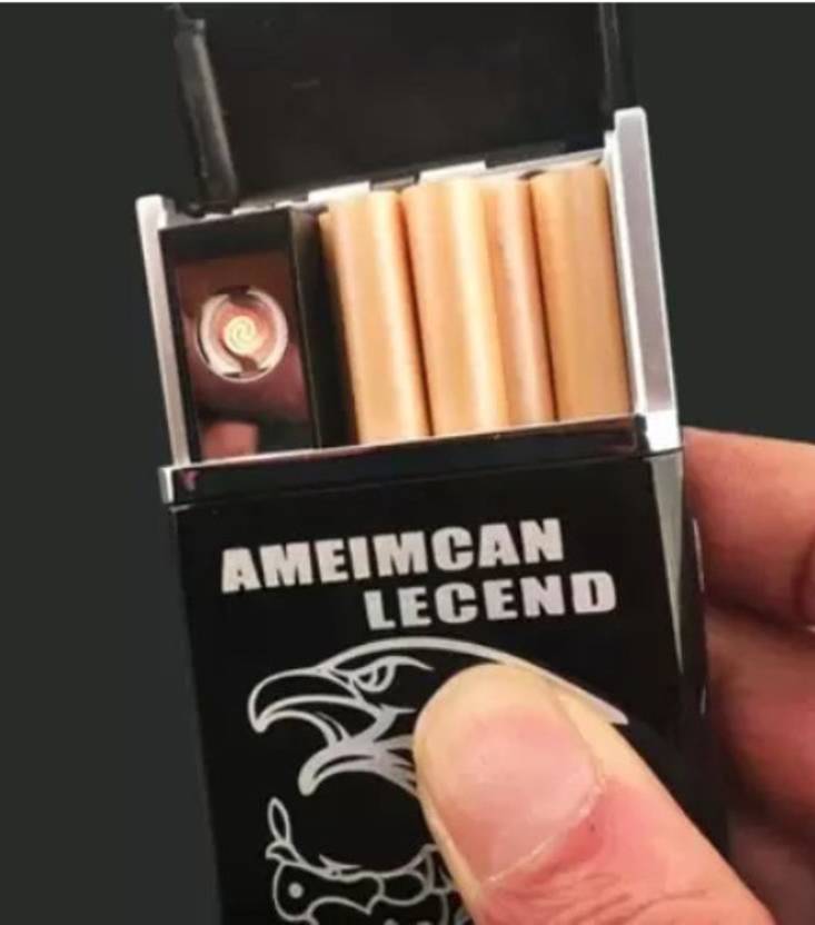 HXL_495E_Legend Cigarette Lighter Slide Cigarette Case Windproof Sleek