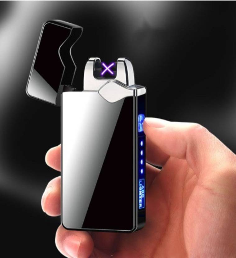 HRL_495E_Arc Cigarette Lighter Battery Indication Touch Screen Sensor Lighter Pocket Lighter