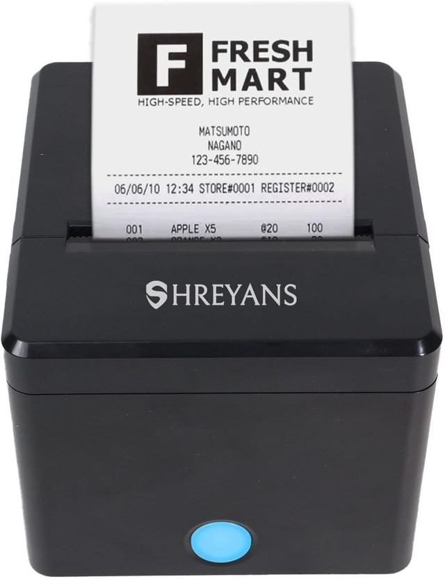 Shreyans POS Billing Machine for Restaurants + 80mm Thermal Billing Machine (1 Year)