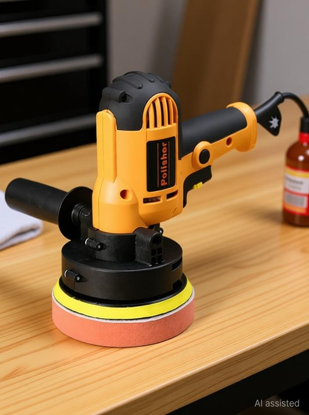 MeShear MeShear 700W Electric Car Polisher Machine veriable speed. (Car, Bike, Furniture, Glass) DWE6401 Plastic Polisher(5 inch) - Flipkart Deal