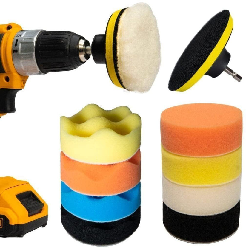 Jenix Car Cleaning Pad for Car Polishin ProShine Polishing Kit Plastic Polisher(1 inch)