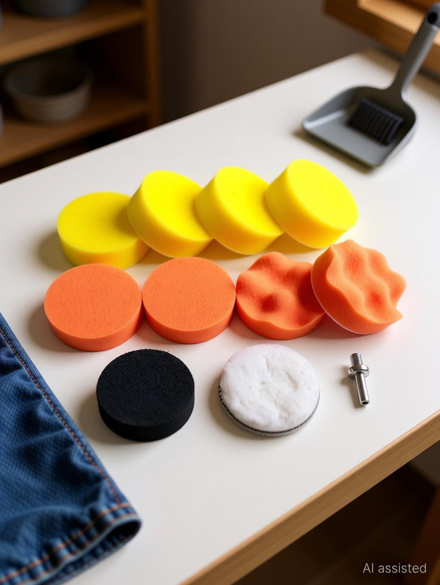 STHIRA STHIRA Buffing Pads Kits, Polishing Compound Drill Buffing Sponge Pads Kit 3 Car Polish Kit Polishing Pad and Hand Buffer Set Electric Cleaning Brush Metal Polisher(4 inch) - Flipkart Deal
