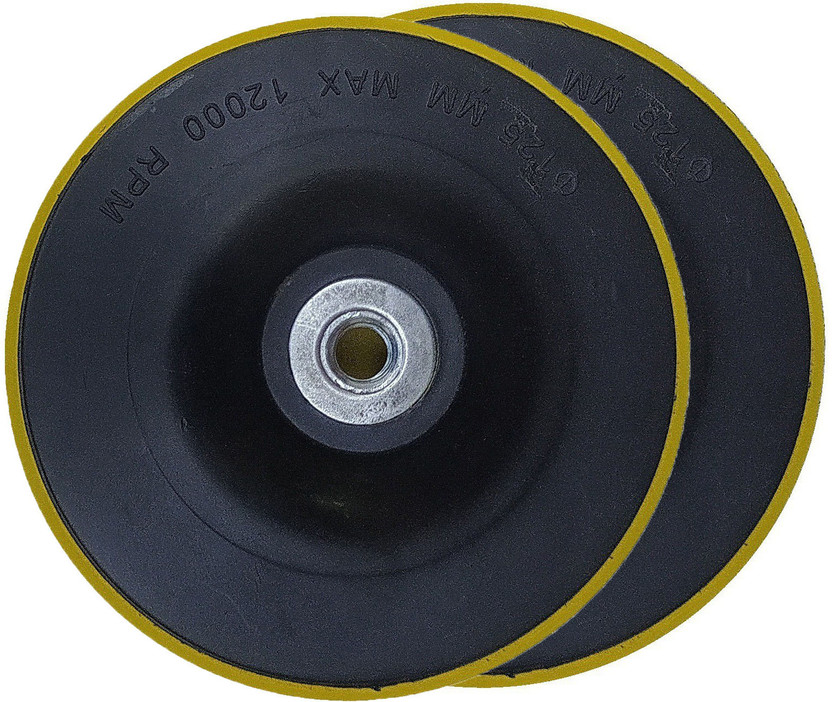 Inditrust Heavy duty 5inch backing pad PACK OF 2 Size M14 Metal Polisher(5 inch)