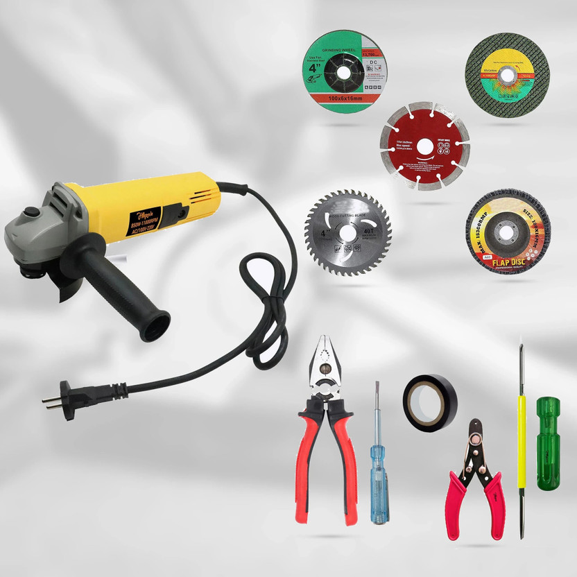 Hillgrove 100% Copper Winding HGCM288M2 Angle Grinder Machine 100% Copper Winding HGCM288M2 Angle Grinder Machine Metal Polisher(4 inch)
