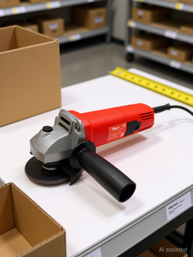 Hillgrove HGANG2B1M3 Angle Grinder (100 mm Wheel Diameter) 100% Copper Winding HGANG2B1M3 Metal Polisher(4 inch)