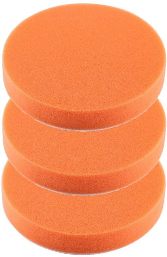 Inditrust 7inch Plane Sponge Wheel polishing pad Waxing Wheel pad (Pack of 3) Glass Polisher(7 inch)