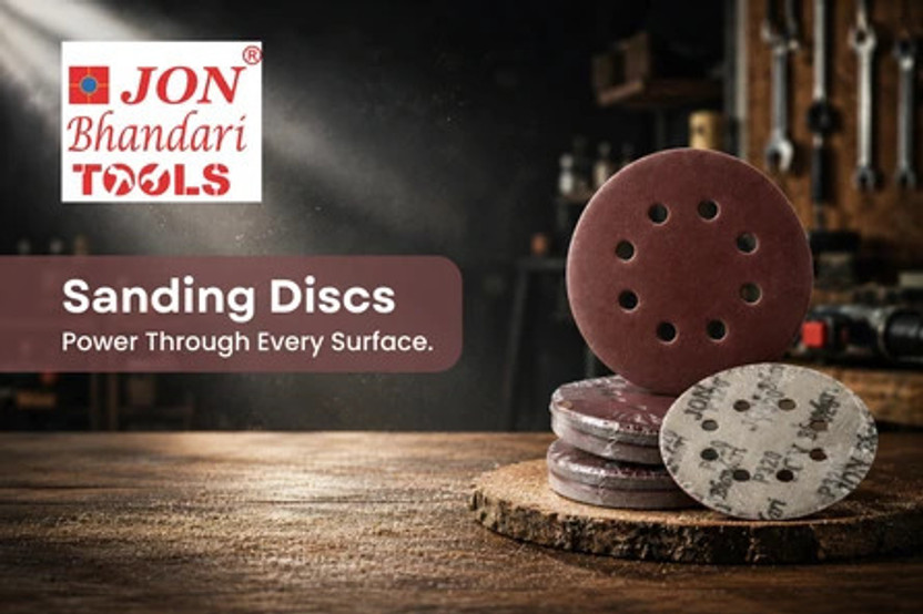 Jon Bhandari Tools Sanding Disc for Wood, Metal, Paint, Rust remover 25PCS (5 inch, 150, Very Fine) Sanding Disc Pad 5 Inch, 8 Hole Hook & Loop Sandpaper Metal Polisher Paint Polisher(5 inch)