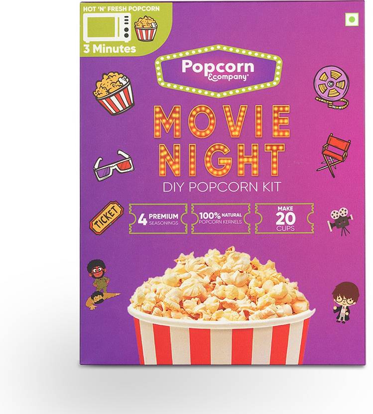 Mini Movie Night Instant Popcorn Kernels Seeds with