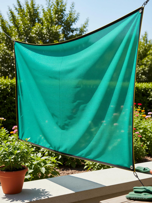 Use way Green Shade Net (5ft x 20ft)-75% Sunlight Block For Gardening/Plant/Balcony Portable Green House(Green)