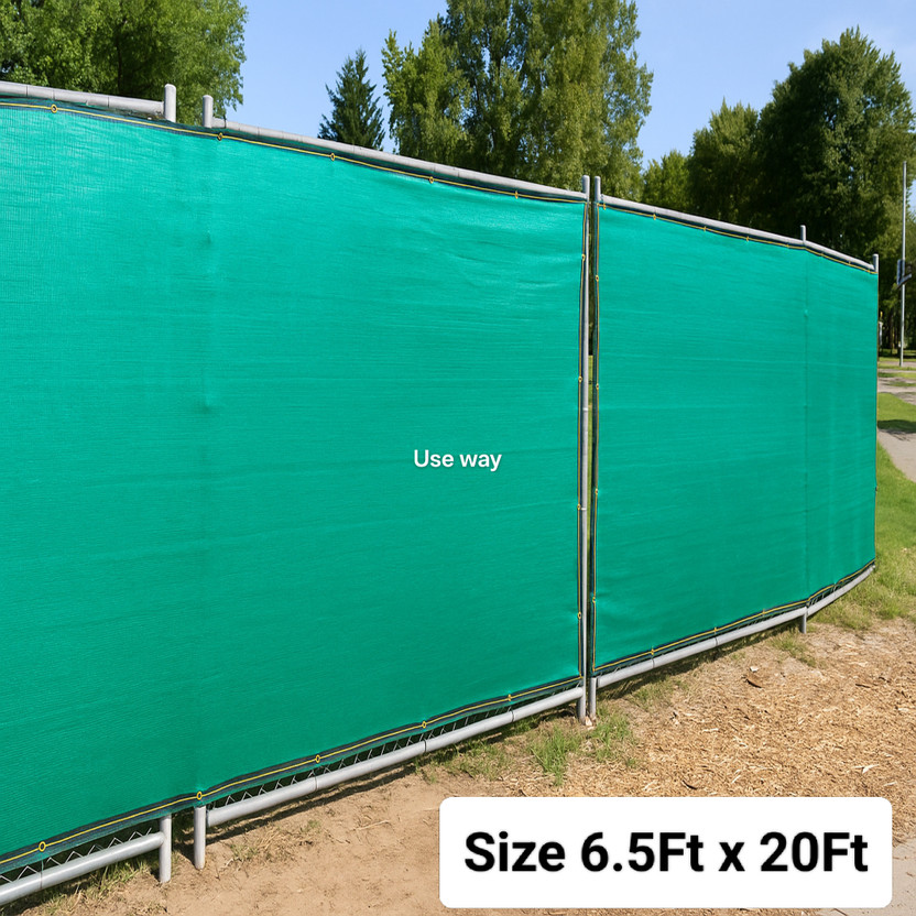 Use way Green Shade Net 75% UV Block HDPE for Garden & Terrace (6.5ftx 20ft) Portable Green House(Green)