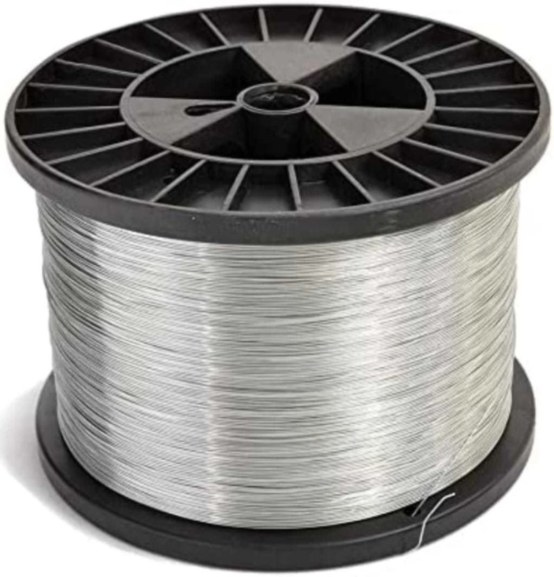 FarmEasy Jhataka Machine Fencing Clutch Wire for Boundary Electric Material 500 Mtr Portable Green House(Steel)