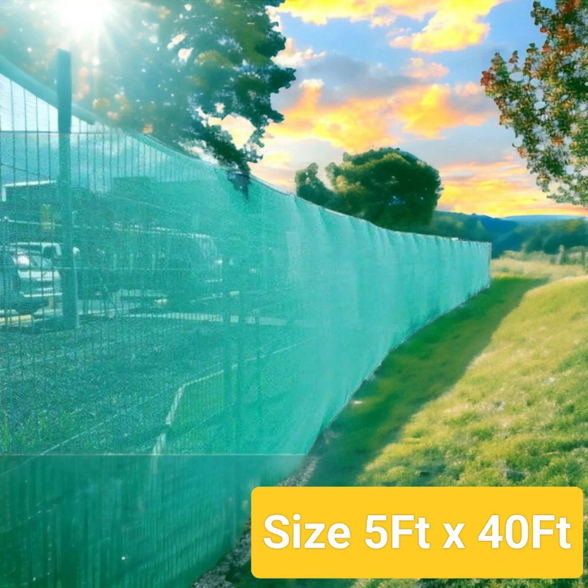 Use way Green Shade Net(5 x 40 ft), 50% Sunlight Blocking Multipurpose For Gardening Portable Green House(Green)