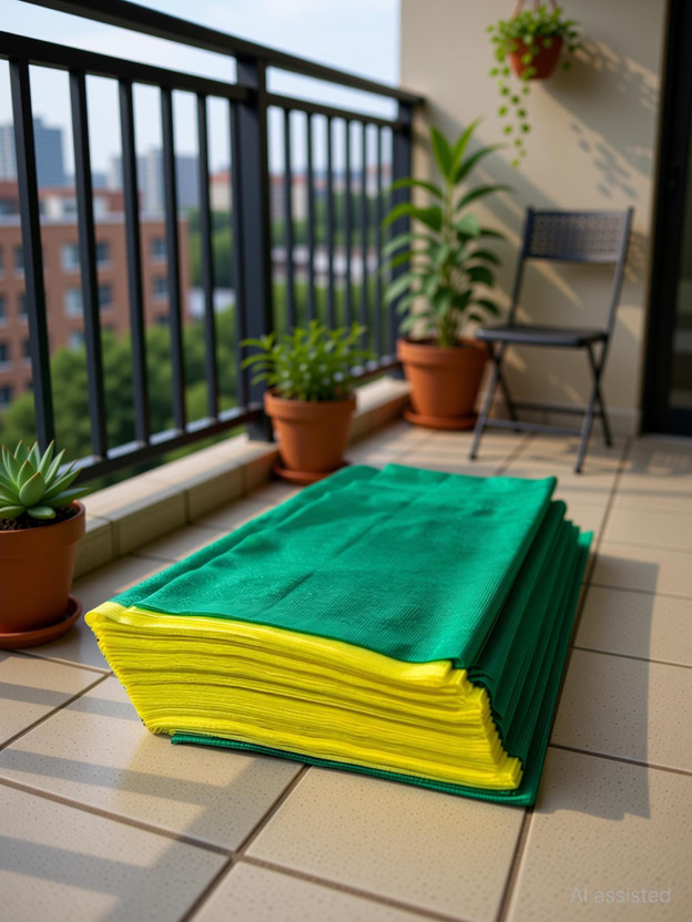 BIndian Shade Net 5x100 feet green net 50% UV Block Multipurpose for Garden/Balcony Portable Green House(Green)