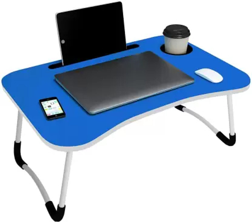 ZAFRA ZAFRA Wood Portable Laptop Table(Finish Color - Blue) - Flipkart Deal