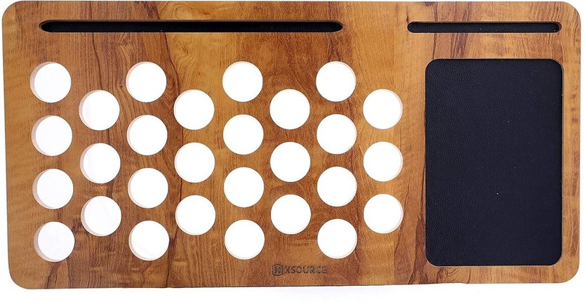 GABS & CO. Wood Portable Laptop Table(Finish Color - BROWN, Pre Assembled)