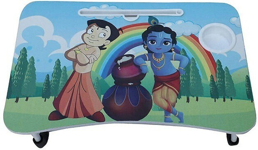 SIDGO Wood Portable Laptop Table(Finish Color - KRISHNA BHEEM, Pre Assembled)