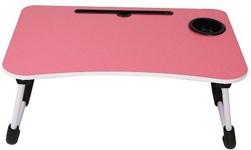 AVI CREATION Pink Metal Portable Laptop Table(Finish Color - Pink, Pre Assembled)