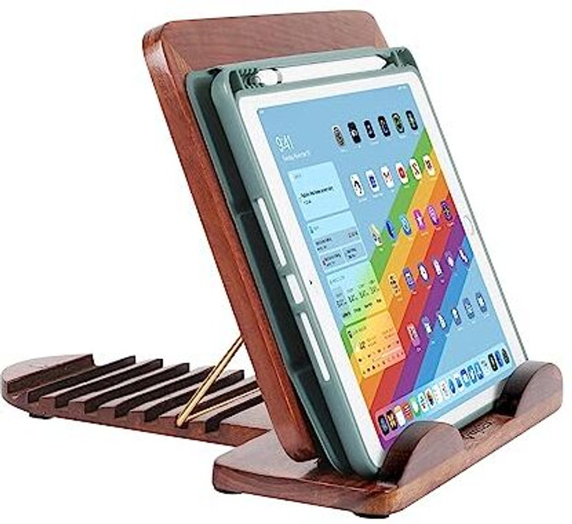 OnlineCraft Wood Portable Laptop Table(Finish Color - brown, DIY(Do-It-Yourself))