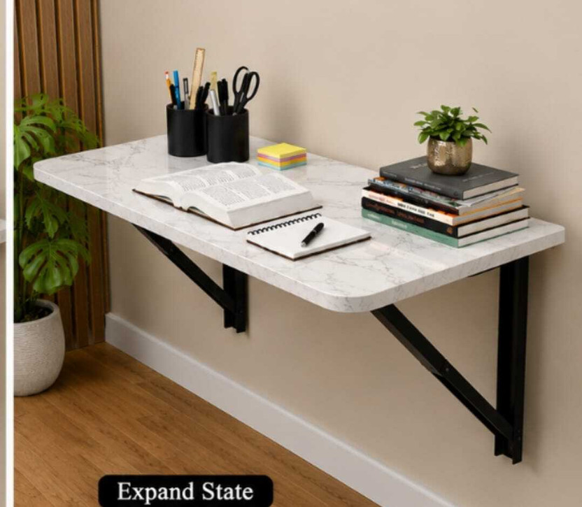 shivgorakhinterior work shop SGI-FLD-TBL-01 Metal Portable Laptop Table(Finish Color - marbal finish, Pre Assembled)