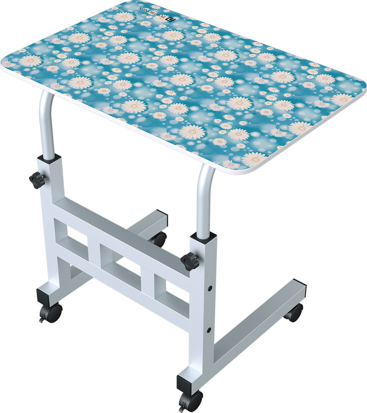 Portronics My Buddy D Multipurpose Movable & Adjustable Table for kids,home,Office Wood Portable Laptop Table(Finish Color - Sky Blue, DIY(Do-It-Yourself))