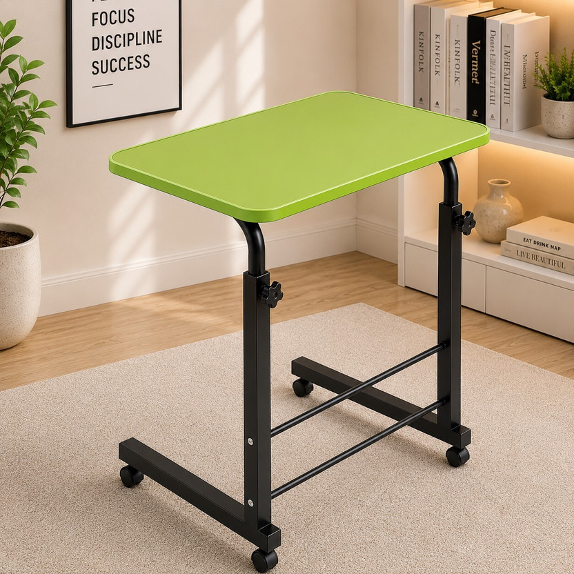 VIROVIA VIROVIA VIROVIA™ Portable Study Table| Mobile Study Desk Height Adjustable Laptop Table Wood Portable Laptop Table(Finish Color - GREEN, DIY(Do-It-Yourself)) - Flipkart Deal