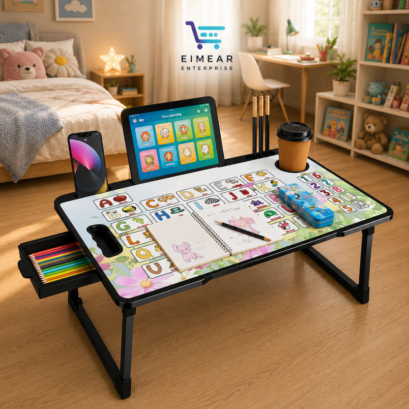 STOVEXIA STOVEXIA Premium Kids Study Series Solid Wood Study Table(Free Standing, Finish Color - WHITE MULTICOLOUR, Pre-assembled) - Flipkart Deal