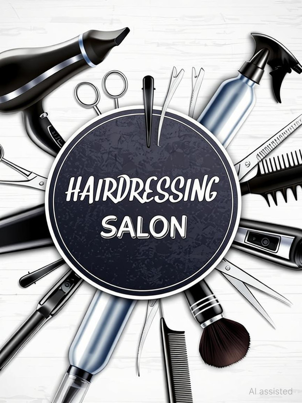 Decorative Wall Posters for Beauty & Hair Salon Vinyl(24 inch X 24 inch)